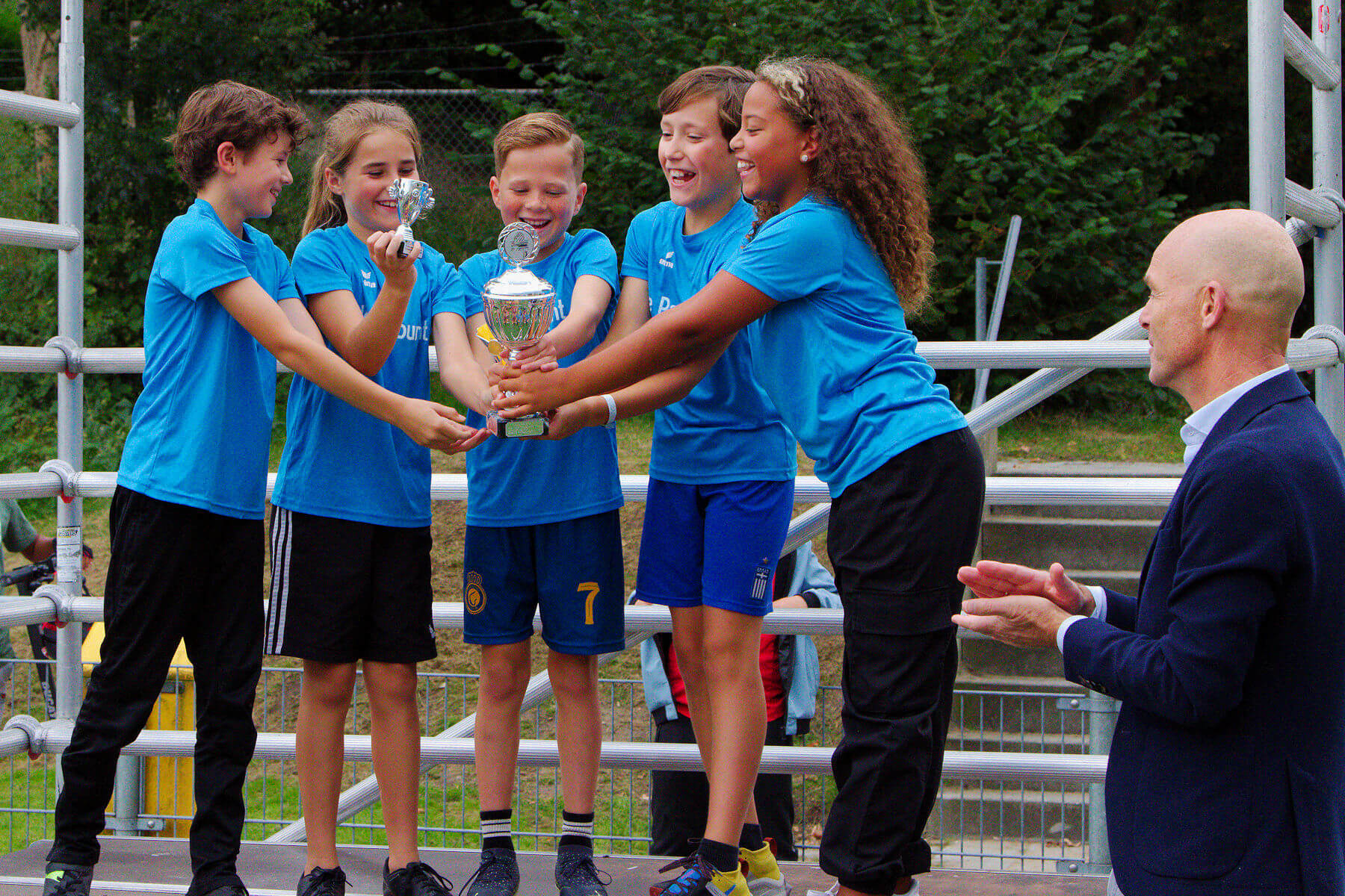 Schoolkorfbal bij Fortis Korfbal